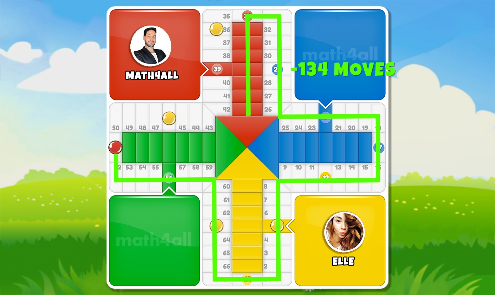 3d action ludo rules